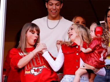 Brittany Mahomes Changed up Her Look on Another Night Out With Taylor Swift