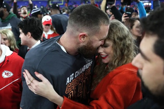 What Travis Kelce said to Taylor Swift after the Chiefs beat Ravens
