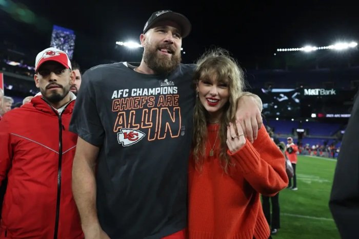 What Travis Kelce said to Taylor Swift after the Chiefs beat Ravens