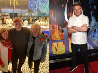 Donna Kelce Shares Pictures of Amazing Visit to Gordon Ramsay’s Hell's Kitchen in Las Vegas