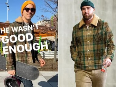 Ryan Reynolds and Travis Kelce Have a Fashion Faceoff in this $2,195 Plaid Jacket