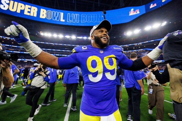 Aaron Donald subtly trolled the 49ers after their Super Bowl loss