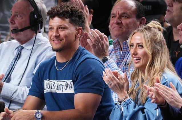 Patrick Mahomes stands to defends his wife Brittany against public criticism for wearing crystal crop top worth $1,890