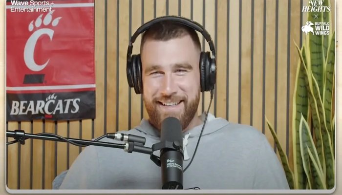 Travis Kelce fuels Taylor Swift engagement, baby rumors with talk of rings and children on podcast