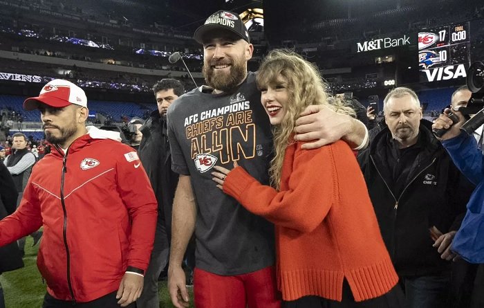 Travis Kelce’s Chiefs Coach Reflects on Taylor Swift Joining Their ‘Family’