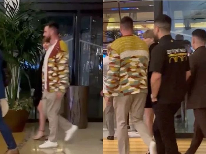 Travis Kelce in 'protective mode' as he changes image on Taylor Swift date night