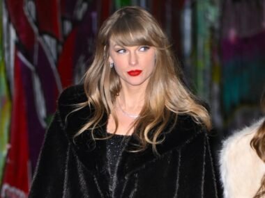 Taylor Swift’s Leather Minidress Was the Star of Yet Another Reputation-Coded Date-Night Look