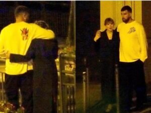 Loved-Up Taylor Swift and Travis Kelce share a kiss in Lake Como with private dinner under the stars