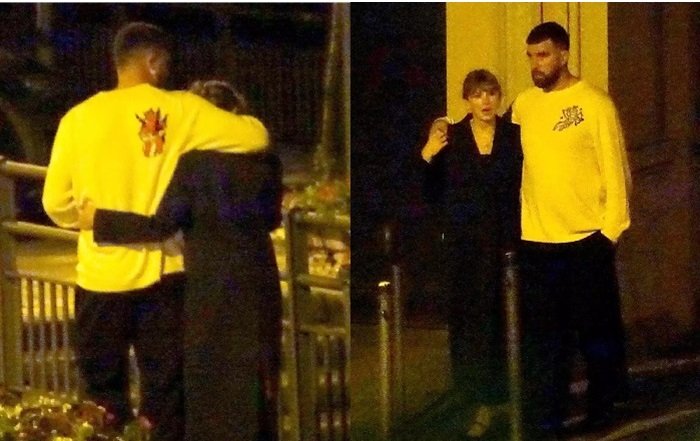 Loved-Up Taylor Swift and Travis Kelce share a kiss in Lake Como with private dinner under the stars