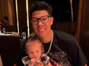 Randi Mahomes' loving message to Jackson after Patrick and Brittany's baby announcement